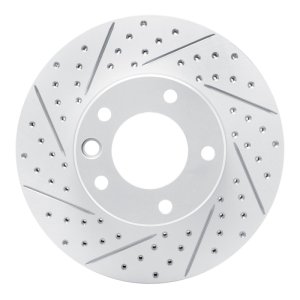 Mercedes-Benz G550 Brake Rotor (1) - Front Left - DFC - Geoperformance Drilled & Slotted - `08-`18