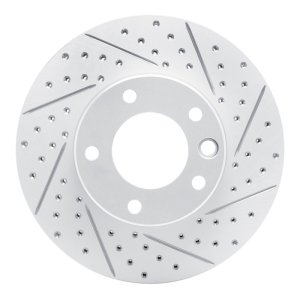 Mercedes-Benz G500 Brake Rotor (1) - Front Right - DFC - Drilled & Slotted Geoperformance - `08-`18