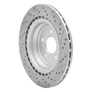 Mercedes-Benz Gle43 AMG Brake Rotor (1) - Rear Left - DFC - Geoperformance Rotor - Drilled and Slotted - `12-`19