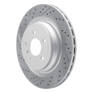 Mercedes-Benz Gle43 AMG Brake Rotor (1) - Rear Left - DFC - Geoperformance Rotor - Drilled and Slotted - `12-`19