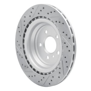 Mercedes-Benz Gle43 AMG Brake Rotor (1) - Rear Right - DFC - Drilled & Slotted Geoperformance - `12-`19
