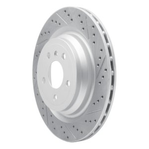 Mercedes-Benz Gle43 AMG Brake Rotor (1) - Rear Right - DFC - Drilled & Slotted Geoperformance - `12-`19