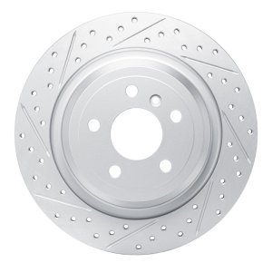 Mercedes-Benz Gle350 Brake Rotor (1) - Rear Left - DFC - Geoperformance Drilled & Slotted - `12-`18