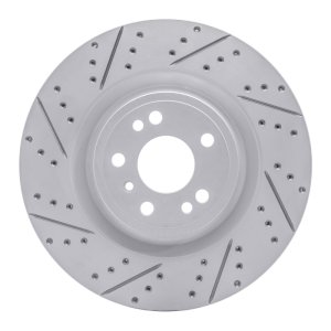 Mercedes-Benz GL350 Brake Rotor (1) - Front Left - DFC - Drilled & Slotted Geoperformance - `13-`19