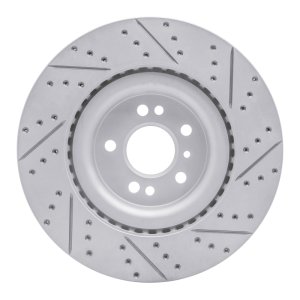 Mercedes-Benz GL350 Brake Rotor (1) - Front Left - DFC - Drilled & Slotted Geoperformance - `13-`19 Mercedes-Benz GL350 Brake Rotor (1) - Front Left - DFC - Drilled & Slotted Geoperformance - `13-`19