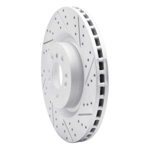 Mercedes-Benz GLS350D Brake Rotor (1) - Front Right - DFC - Geoperformance Drilled & Slotted - `13-`19