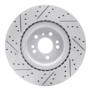 Mercedes-Benz GLS350D Brake Rotor (1) - Front Right - DFC - Geoperformance Drilled & Slotted - `13-`19