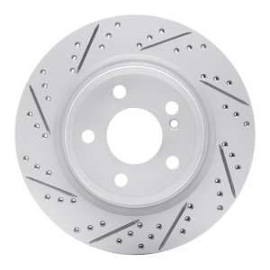 Mercedes-Benz Gla250 Brake Rotor (1) - Rear Left - DFC - Drilled & Slotted Geoperformance - `14-`19