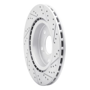 Mercedes-Benz Gla250 Brake Rotor (1) - Rear Left - DFC - Drilled & Slotted Geoperformance - `14-`19