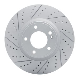 Mercedes-Benz G550 Brake Rotor (1) - Front Left - DFC - Drilled & Slotted Geoperformance - `19-`25