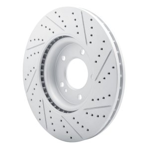 Mercedes-Benz G550 Brake Rotor (1) - Front Left - DFC - Drilled & Slotted Geoperformance - `19-`25