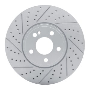 Mercedes-Benz A220 Brake Rotor (1) - Front Left - DFC - Drilled & Slotted Geoperformance - `19-`26 Mercedes-Benz A220 Brake Rotor (1) - Front Left - DFC - Drilled & Slotted Geoperformance - `19-`26
