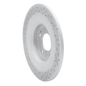 Mitsubishi Eclipse Cross Brake Rotor (1) - Rear Right - DFC - Geoperformance Drilled & Slotted - `13-`25