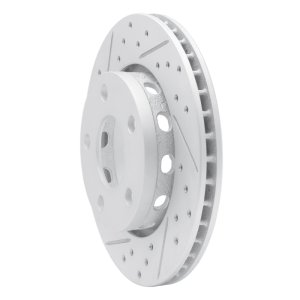 Audi S4 Brake Rotor (1) - Rear Left - DFC - Drilled & Slotted Geoperformance - `00-`02