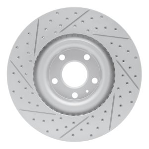 Audi S4 Brake Rotor(s) (1) - Front Right - DFC - Drilled & Slotted Geoperformance - `04-`09