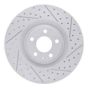 Audi S4 Brake Rotor(s) (1) - Front Right - DFC - Drilled & Slotted Geoperformance - `04-`09