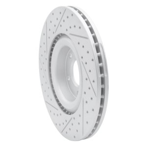 Audi S4 Brake Rotor(s) (1) - Front Right - DFC - Drilled & Slotted Geoperformance - `04-`09