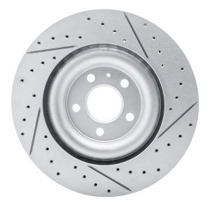 Audi S7 Brake Rotor (1) - Rear Left - DFC - Drilled & Slotted Geoperformance - `17-`26 Audi S7 Brake Rotor (1) - Rear Left - DFC - Drilled & Slotted Geoperformance - `17-`26