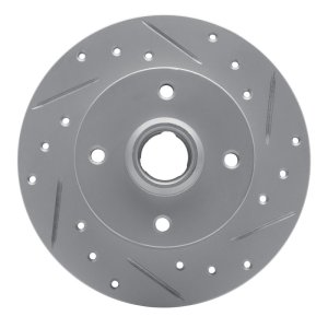 Volkswagen Golf Brake Rotor (1) - Rear Right - DFC - Geoperformance Drilled & Slotted - `85-`02