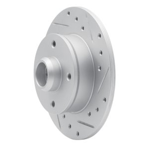 Volkswagen Golf Brake Rotor (1) - Rear Right - DFC - Geoperformance Drilled & Slotted - `85-`02