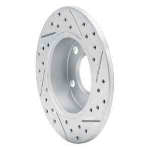 Audi A4 Quattro Brake Rotor (1) - Rear Left - DFC - Drilled & Slotted Geoperformance - `96-`05