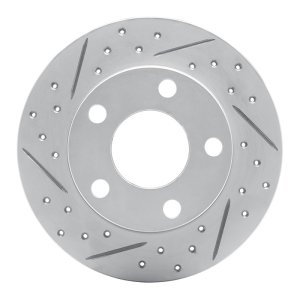 Audi A4 Quattro Brake Rotor (1) - Rear Left - DFC - Drilled & Slotted Geoperformance - `96-`05