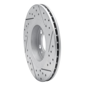 Volkswagen Golf Brake Rotor (1) - Front Left - DFC - Geoperf Drilled & Slotted - `98-`15