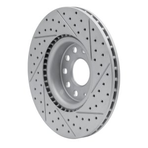 Audi Q2 Brake Rotor (1) - Front Left - DFC - Drilled & Slotted Geoperformance Rotor - `05-`25 Audi Q2 Brake Rotor (1) - Front Left - DFC - Drilled & Slotted Geoperformance Rotor - `05-`25