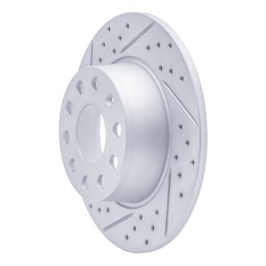 Audi Q2 Brake Rotor (1) - Rear Left - DFC - Drilled & Slotted Geoperformance - `17-`25