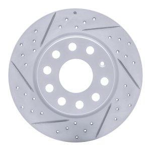 Audi Q2 Brake Rotor (1) - Rear Left - DFC - Drilled & Slotted Geoperformance - `17-`25 Audi Q2 Brake Rotor (1) - Rear Left - DFC - Drilled & Slotted Geoperformance - `17-`25