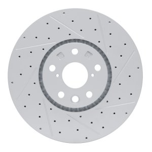 Lexus IS Brake Rotor (1) - Front Right - DFC - Drilled & Slotted Geoperformance - `06-`20 Lexus IS Brake Rotor (1) - Front Right - DFC - Drilled & Slotted Geoperformance - `06-`20