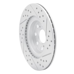 Toyota MR2 Spyder Brake Rotor (1) - Rear Left - DFC - Drilled & Slotted Geoperformance - `00-`05