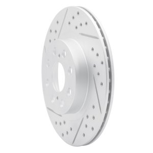 Toyota MR2 Spyder Brake Rotor (1) - Rear Left - DFC - Drilled & Slotted Geoperformance - `00-`05