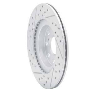 Toyota MR2 Spyder Brake Rotor (1) - Rear Right - DFC - Drilled & Slotted Geoperformance - `00-`05