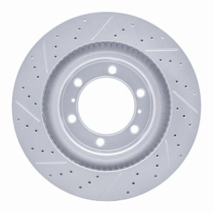 Lexus Gx460 Brake Rotor (1) - Front Right - DFC - Geoperformance Rotor - Drilled & Slotted - `10-`24