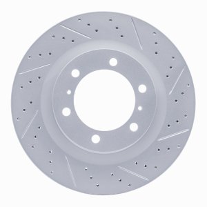 Lexus Gx460 Brake Rotor (1) - Front Right - DFC - Geoperformance Rotor - Drilled & Slotted - `10-`24