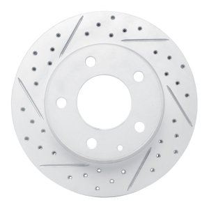 Ford Probe Brake Rotor (1) - Front Left - DFC - Geoperformance Rotor - Drilled and Slotted - `93-`03