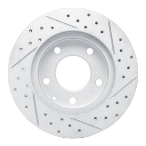 Ford Probe Brake Rotor (1) - Front Left - DFC - Geoperformance Rotor - Drilled and Slotted - `93-`03