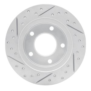 Ford Probe Brake Rotor (1) - Rear Right - DFC - Drilled & Slotted Geoperformance - `93-`03