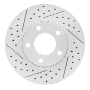 Mazda 3 Brake Rotor (1) - Front Left - DFC - Drilled & Slotted Geoperformance - `04-`13