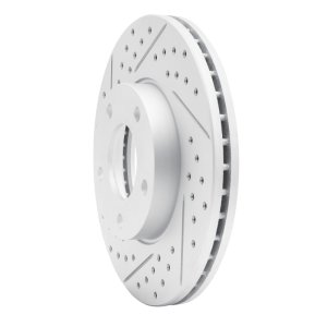 Mazda 3 Brake Rotor (1) - Front Left - DFC - Drilled & Slotted Geoperformance - `04-`13