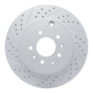 Mazda CX-9 Brake Rotor (1) - Rear Left - DFC - Geoperformance Drilled & Slotted - `07-`15 Mazda CX-9 Brake Rotor (1) - Rear Left - DFC - Geoperformance Drilled & Slotted - `07-`15