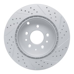 Mazda CX-9 Brake Rotor (1) - Rear Left - DFC - Geoperformance Drilled & Slotted - `07-`15 Mazda CX-9 Brake Rotor (1) - Rear Left - DFC - Geoperformance Drilled & Slotted - `07-`15