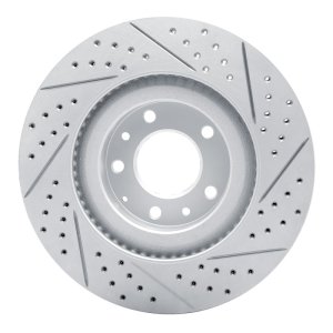 Mazda Cx-9 Brake Rotor (1) - Front Left - DFC - Drilled & Slotted Geoperformance - `07-`15 Mazda Cx-9 Brake Rotor (1) - Front Left - DFC - Drilled & Slotted Geoperformance - `07-`15