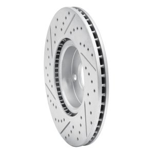 Mazda MX-5 Miata Brake Rotor (1) - Front Right - DFC - Geoperformance - Drilled & Slotted - `16-`25