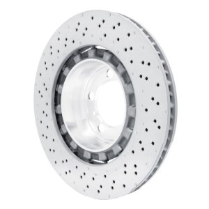 Porsche 911 Brake Rotor (1) - Right Rear - DFC - Drilled Hi-Carbon Alloy Geomet Coated - `13-`19 Porsche 911 Brake Rotor (1) - Right Rear - DFC - Drilled Hi-Carbon Alloy Geomet Coated - `13-`19