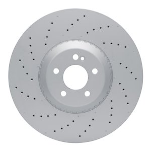 Mercedes-Benz S500 Brake Rotor (1) - Front - DFC - Drilled Hi-Carbon Alloy Geomet Coated - `21-`25