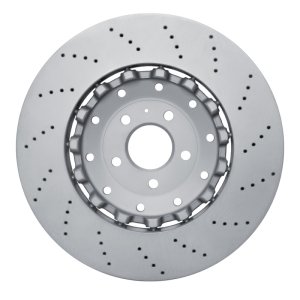 Audi RS7 Brake Rotor (1) - Front - DFC - Geomet Coated, Hi-Carbon Alloy, Drilled - `14-`18 Audi RS7 Brake Rotor (1) - Front - DFC - Geomet Coated, Hi-Carbon Alloy, Drilled - `14-`18