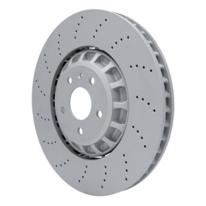 Audi RS3 Brake Rotor (1) - Front - DFC - Hi-Carbon Alloy GEOMET Coated - Drilled - `22-`26