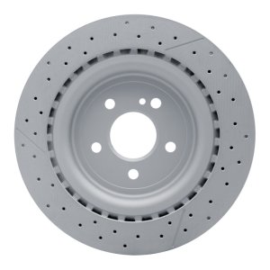 Mercedes-Benz SLC43 AMG Brake Rotor (1) - Rear - DFC - Drilled and Slotted Hi-Carbon Alloy Geomet Coated - `12-`20